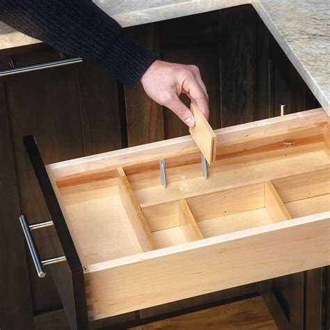 inserts into cabinet drawers